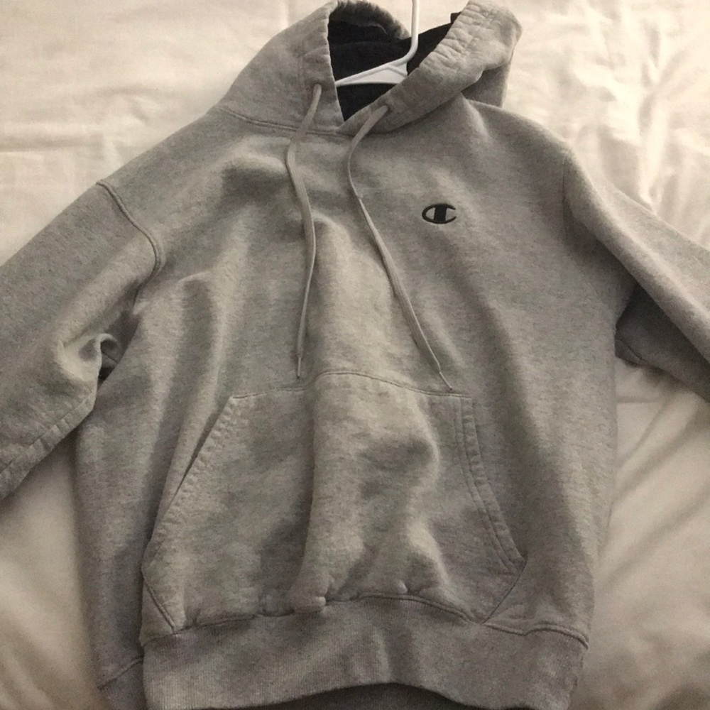 grey champion hoodie